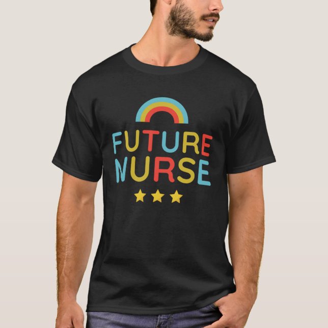 T-shirt FUTURE NURSE Grad Ambition Goal Student Crew Affir (Devant)