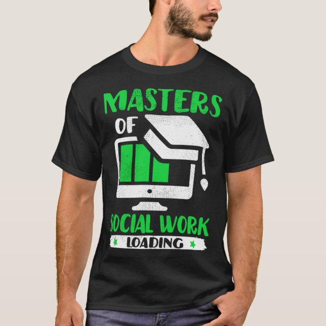 T-shirt Future Social Worker Masters Of Social Work MSW Gr (Devant)