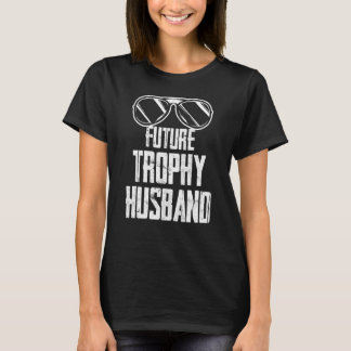 T-shirt Future Trophy Fiance Groom To Be Husband Bachelor