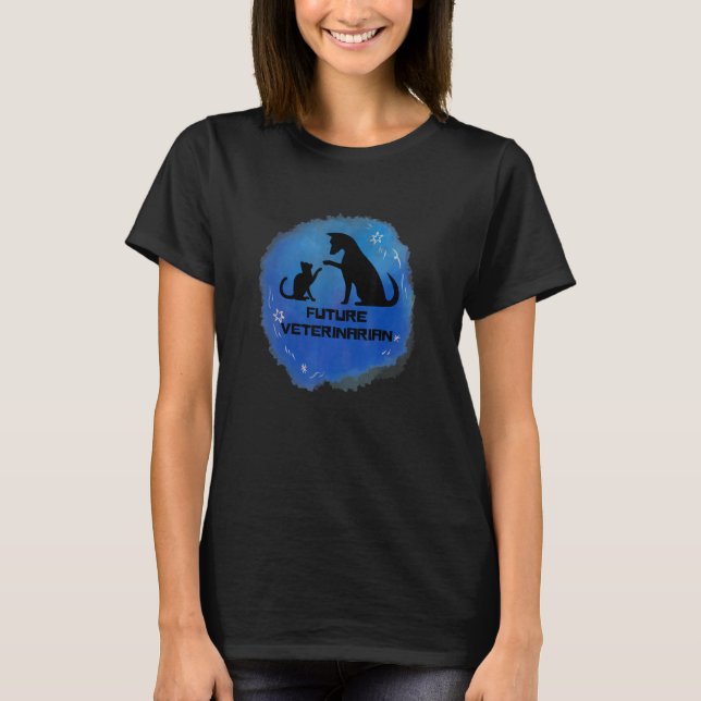 T-shirt Future Veterinarian - Fun Vet Student_1 (Devant)