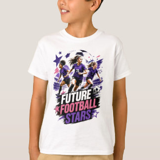 T-shirt Futures Stars du Football Féminin Inspirant