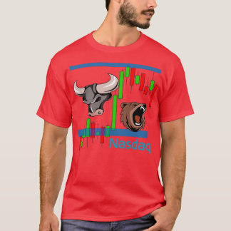 T-shirt Futures Trading Bear vs Bull Emini Nasdaq NQ