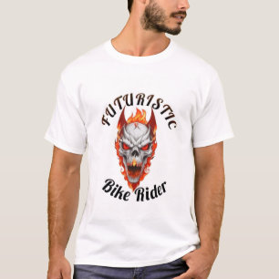 T-shirt Futuristic Bike rider