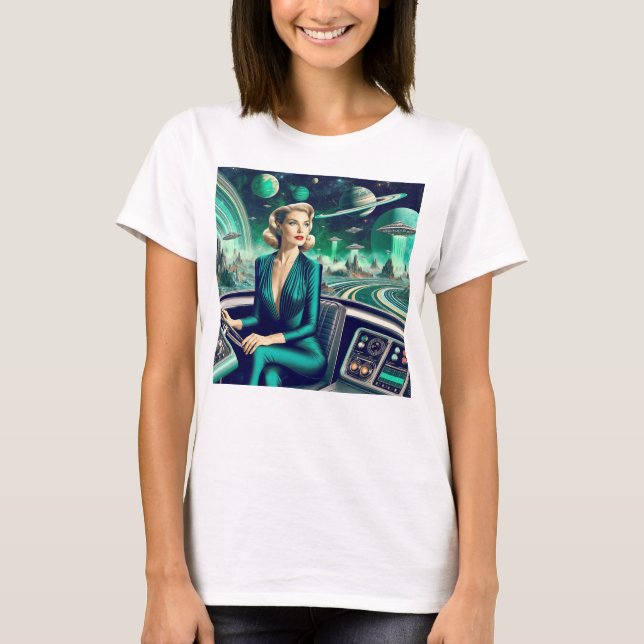 T-shirt Futuristic Transportation (Devant)