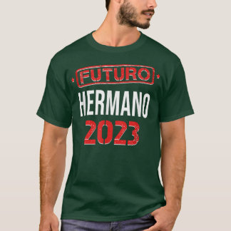 T-shirt Futuro Hermano 2023 Grossesse Frère Espagnol Anno