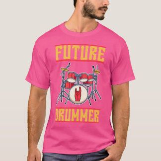 T-shirt Futurs tambours Lover Snare Bass Hi-Casquette Kit 