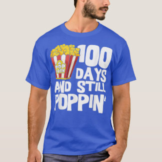 T-shirt Fuuny 100 Jours Et Encore Poppin Popcorn