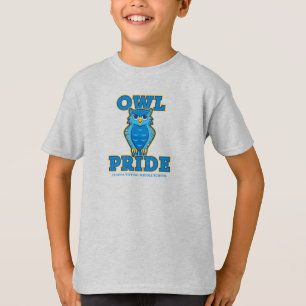 T-shirt FVMS Owl Pride, Ash/Jeune