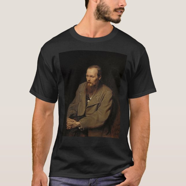 T-shirt Fyodor Dostoïevsky   (Devant)