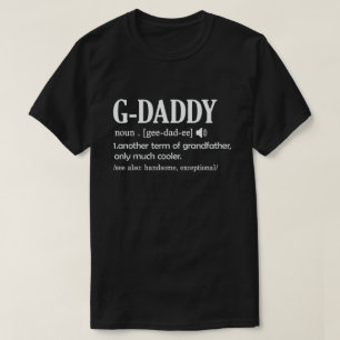T-shirt G-Daddy Définition Drôle Signification Cool Gran