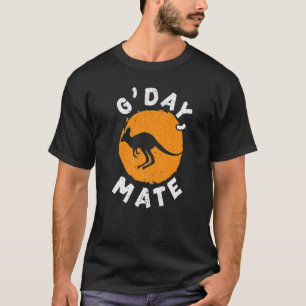 T-shirt G' Day Mate Kangaroo Australie Australienne Austra