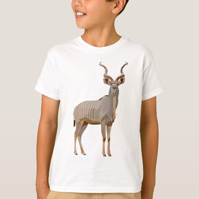 T-shirt G est pour le Grand Kudu (Devant)