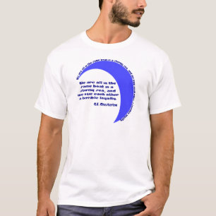 T-shirt G. K. Chesterton Stormy Sea