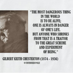 T-shirt G.K. Grande expérience de plan de Chesterton