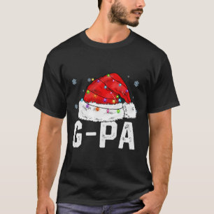 T-shirt G-pa Claus Funny Xmas Famille Correspondance Grand