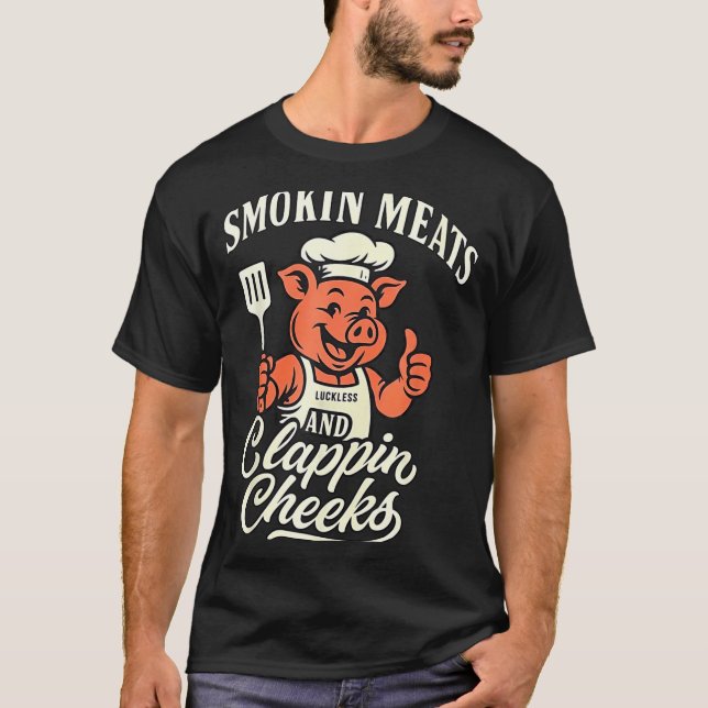 T-shirt G Smokin Meats Clapn Cheeks  (Devant)