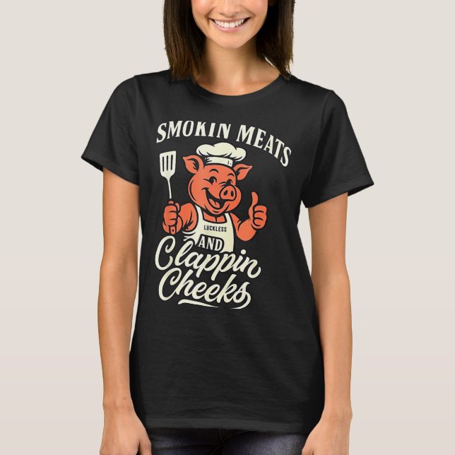 T-shirt G Smokin Meats Clapn Cheeks  (Devant)
