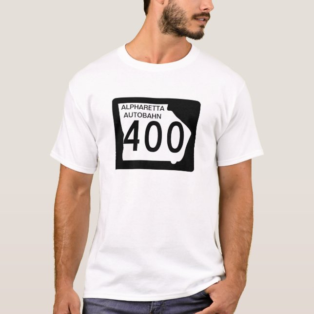 T-shirt GA 400 "Alpharetta Autobahn" (Devant)