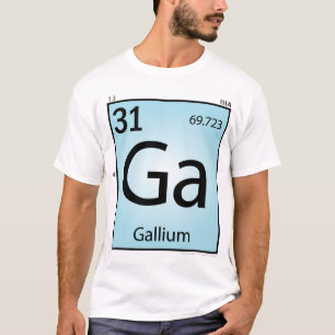 T-shirt (Ga) d'élément de gallium - avant