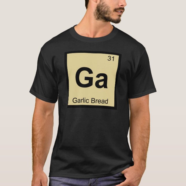 T-shirt GA - Symbole de Tableau périodique de chimie de (Devant)