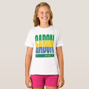T-shirt Gabon - Conception de texte