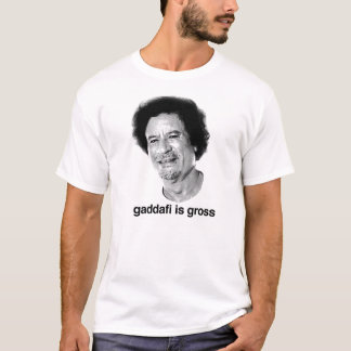 T-shirt Gaddafi est brut