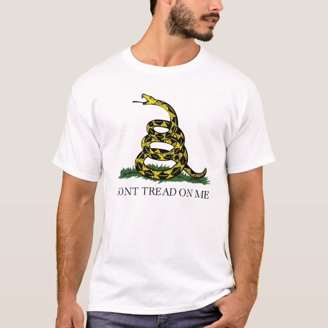 T-shirt Gadsden authentique ne marchent pas sur moi le (Devant)
