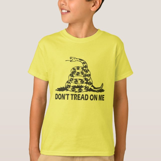 T-shirt Gadsden Kid Shirt - Ne me tournez pas sur serpent (Devant)