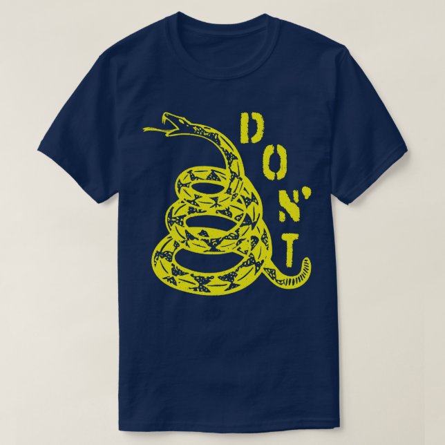 T-shirt Gadsden Snake DONT (Design devant)