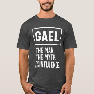 T-shirt Gael Nom Personnalisé Anniversaire Cadeau Cadeau