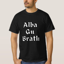 T-shirt gaélique 'Alba Gu Brath' Scotland Forever