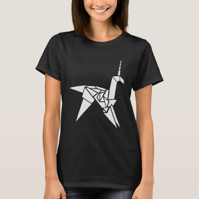 T-shirt GAFF S ORIGAMIUNICORN Nerd Geek Graphic (Devant)