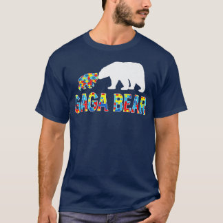 T-shirt Gaga Bear de sensibilisation à l'autisme Soutien A