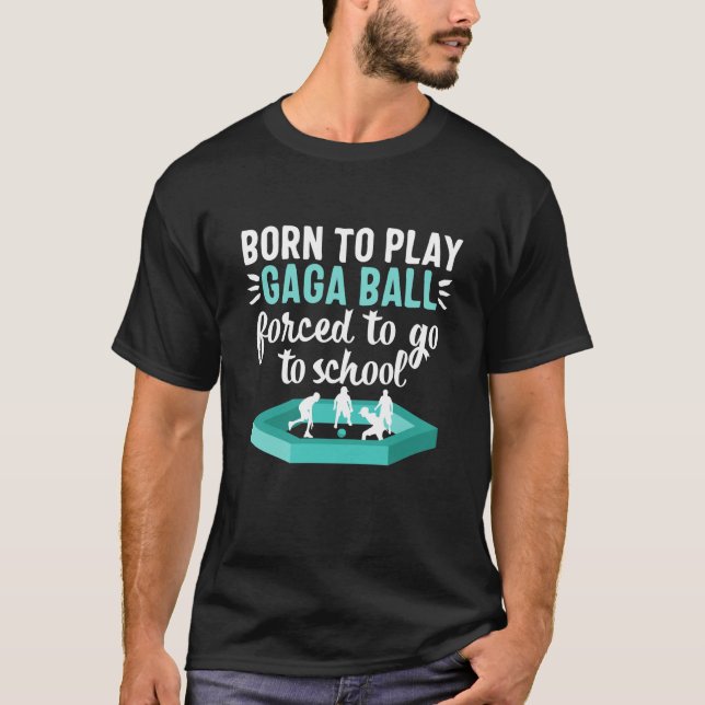T-shirt gaga de boule : Rencontrez-moi à (Devant)