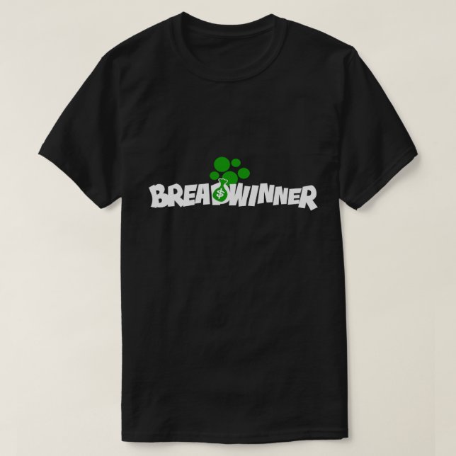 T-shirt Gagnant de pain obtenir de l'argent (Design devant)