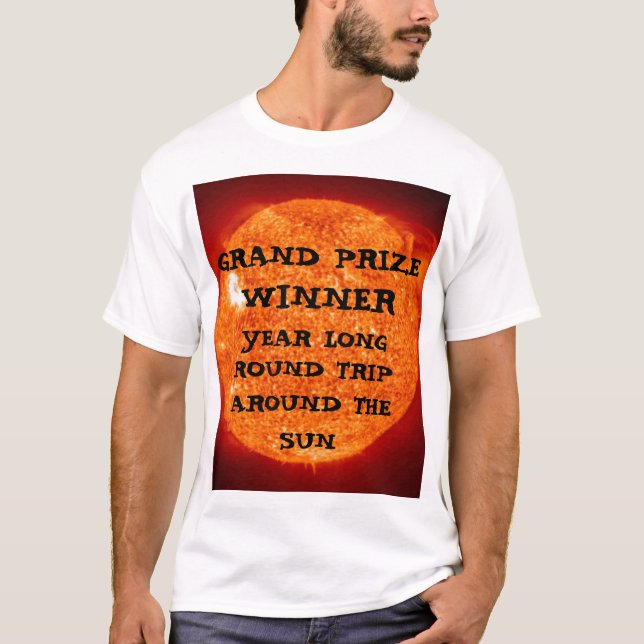 T-shirt Gagnant du prix grand (Devant)