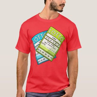 T-shirt Gagnant du ticket de loterie