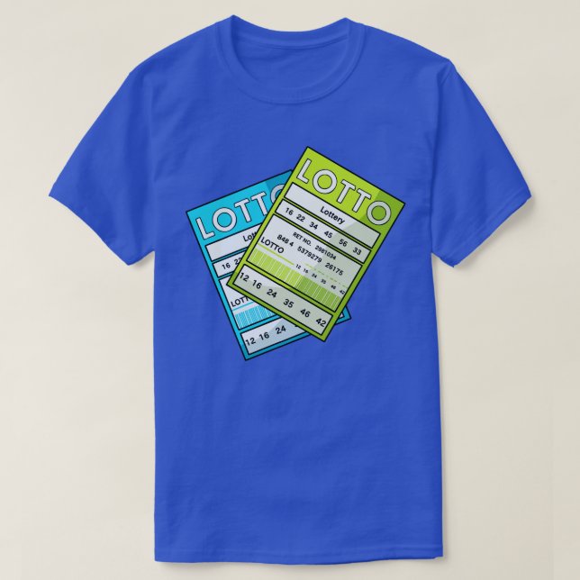 T-shirt Gagnant du ticket de loterie (Design devant)