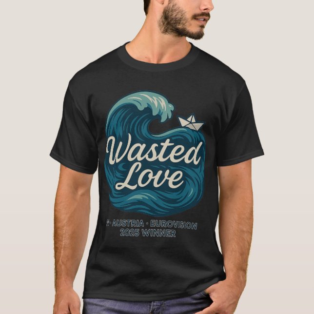 T-shirt gagnant Eurovision 2025 - JJ 'Wasted Love' (Devant)