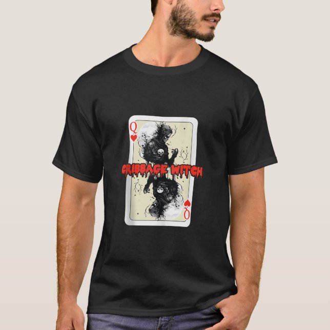 T-shirt Gagner À Cribbage Champion Happy Hallowen Trick Ou (Devant)