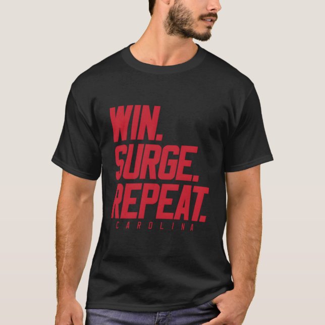 T-shirt Gagnez de l'augmentation répétée Carolina Hockey (Devant)