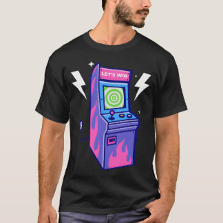 T-shirt gagnons la Machine d'arcade vintage drôle