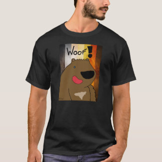 T-shirt gai de Woof d'ours de bande dessinée