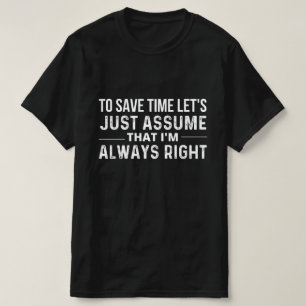 T-shirt gain de temps