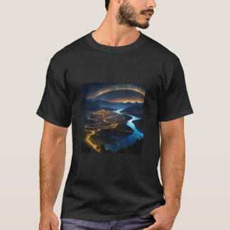 T-shirt Galactic Chic : Thème Espace Customisé