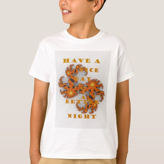 T-shirt Galactique céleste ont une belle journée et une me (Devant)
