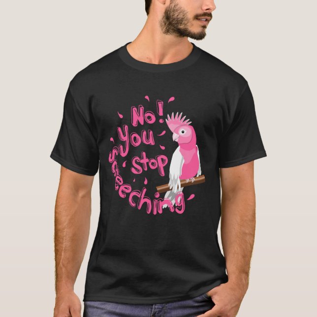 T-shirt Galah Screeching (Devant)