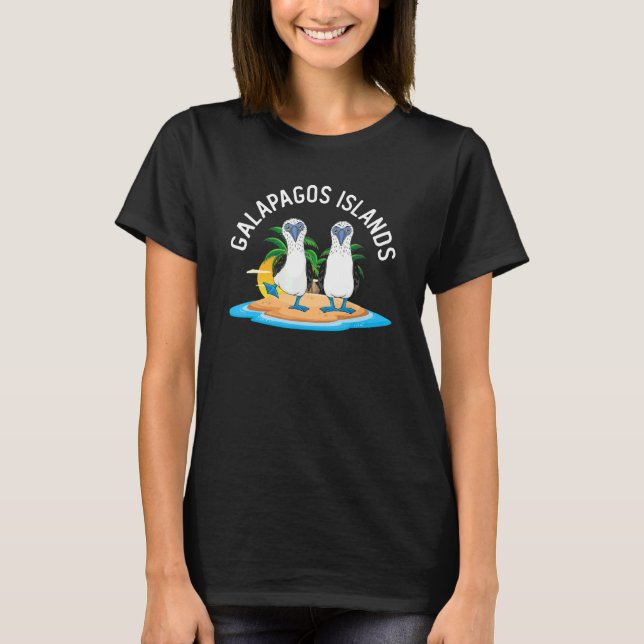 T-shirt Galapagos Islands u2013 Blue Bird Seabird (Devant)