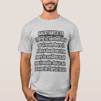 T-shirt Galates 3:28 — Version du roi Jacques (KJV 1900)