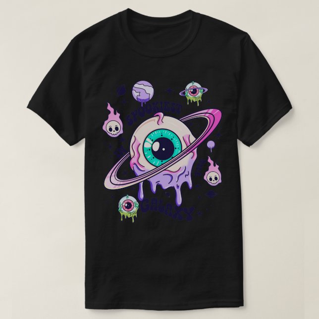 T-shirt Galaxie la plus Spookiest 1 (Design devant)
